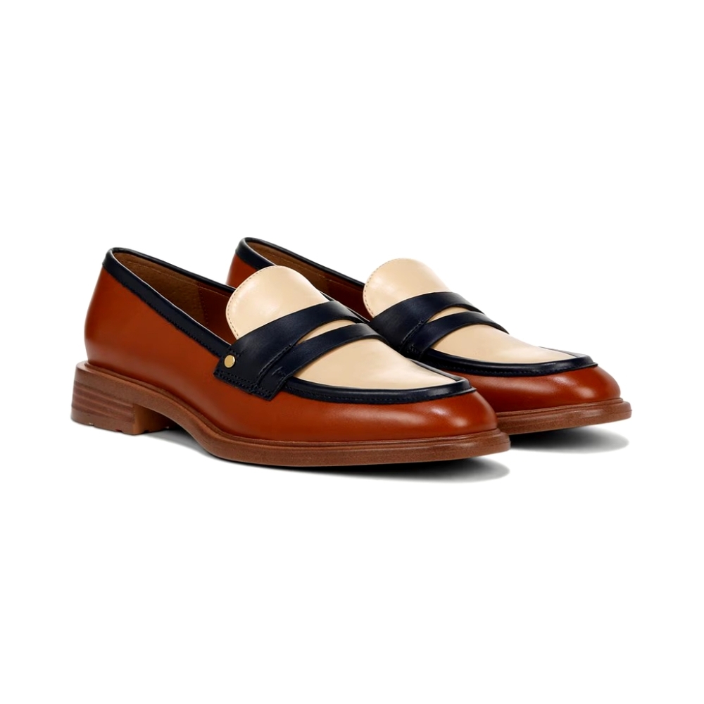 NIB Edith 2 Penny Loafer Size 9.5W in Biscuit Brown Faux Leather by Franco Sarto - Picture 9 of 13